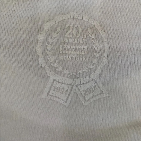 Supreme 20th Anniversary Box Logo Tshirt, Large - Picture 3 of 11